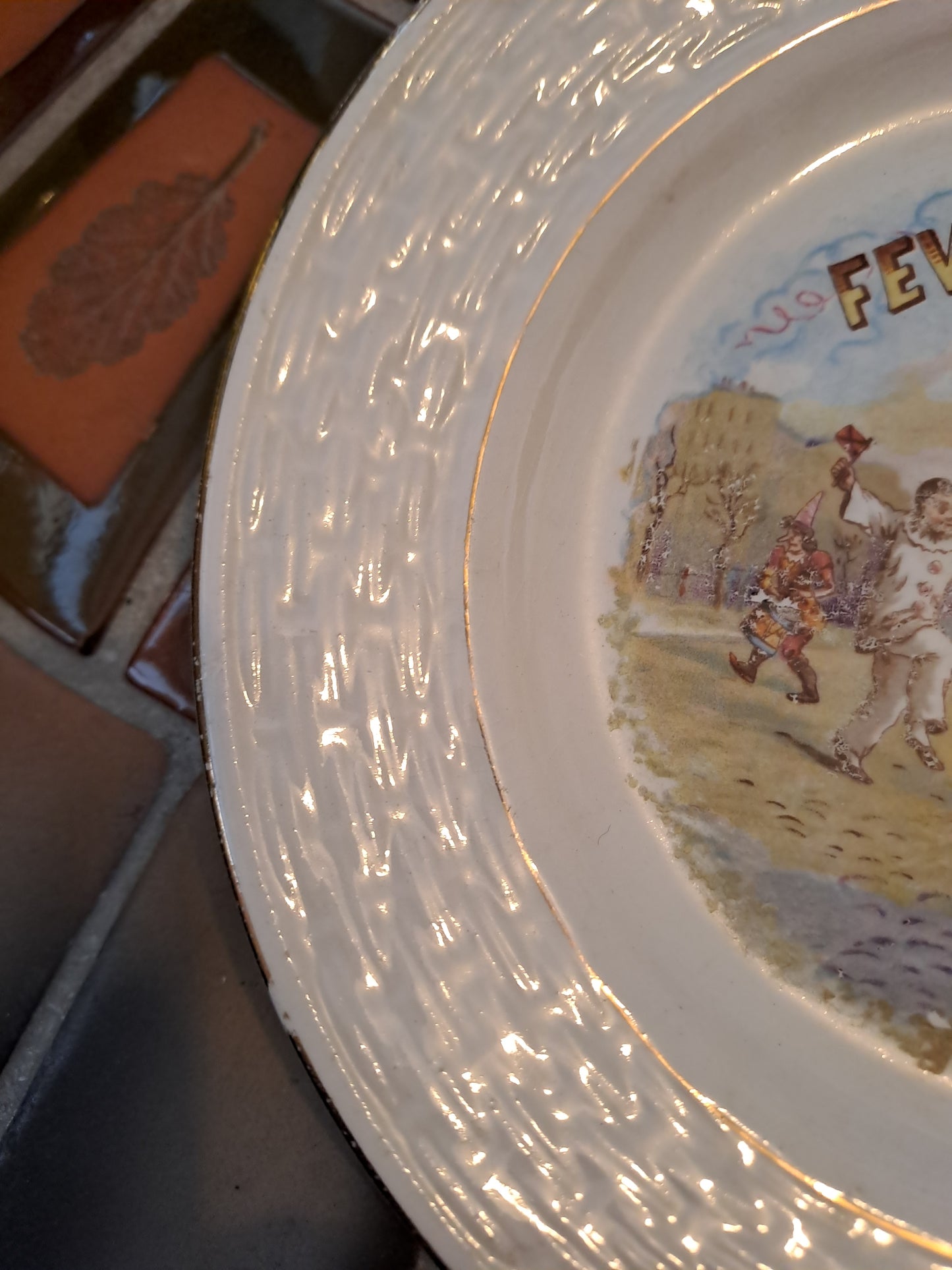 Assiette Fevrier 2.Orchies moulin Des Loups Et Hamage France.