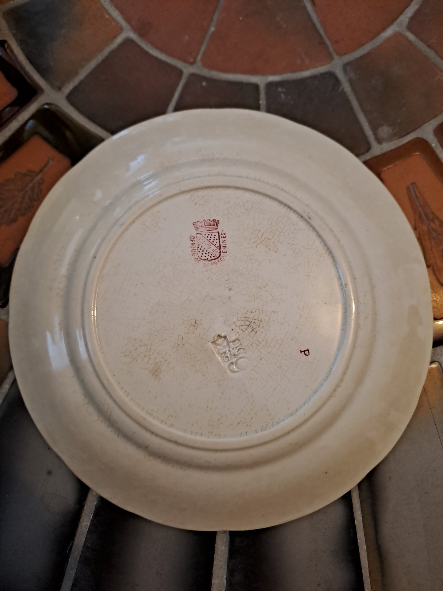 Assiette Parlante Sarreguemines Jeanne D'arc Est Faite Prisonnière Sous Les Murs