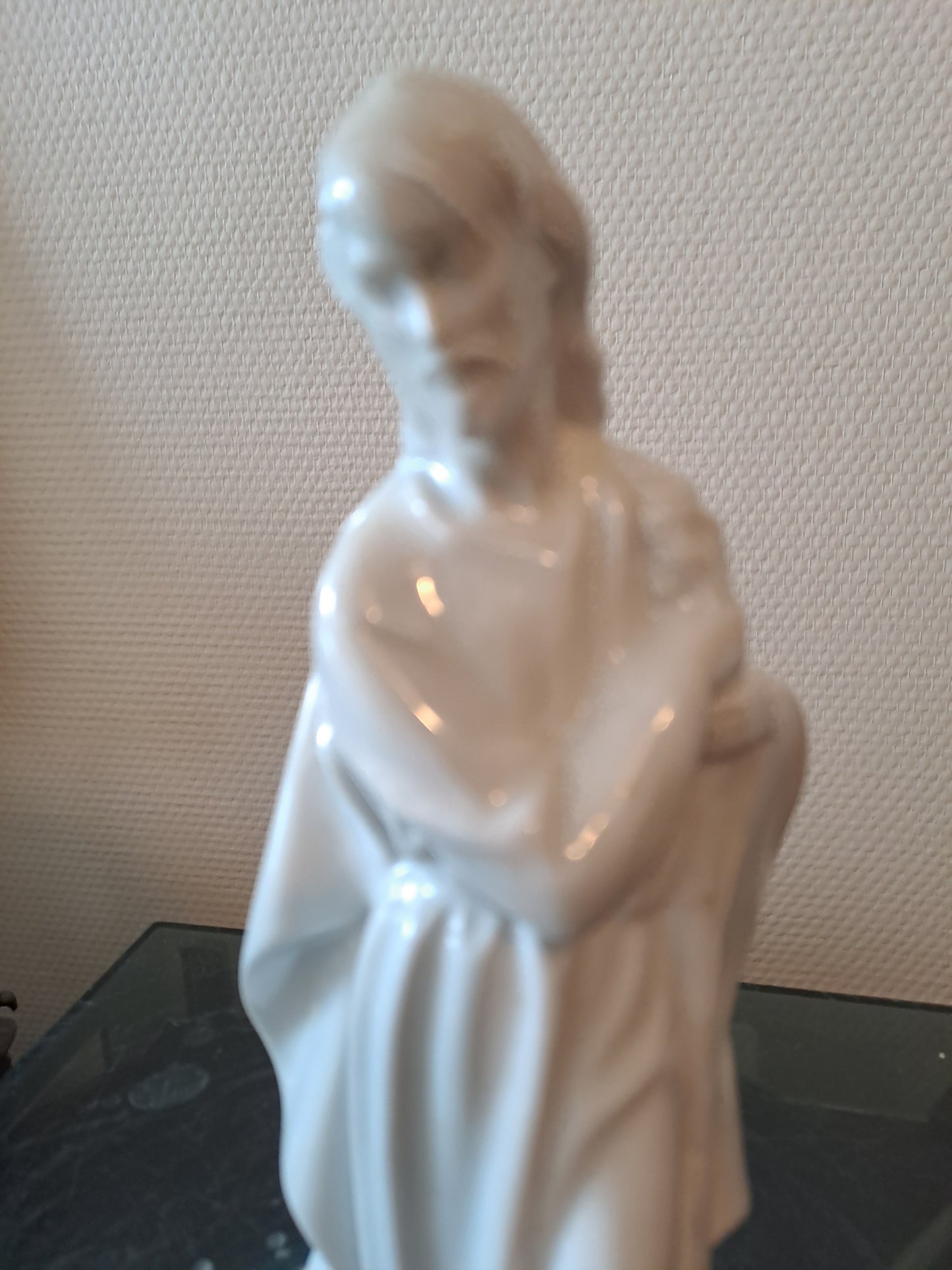 Statue Saint Joseph En Porcelaine.