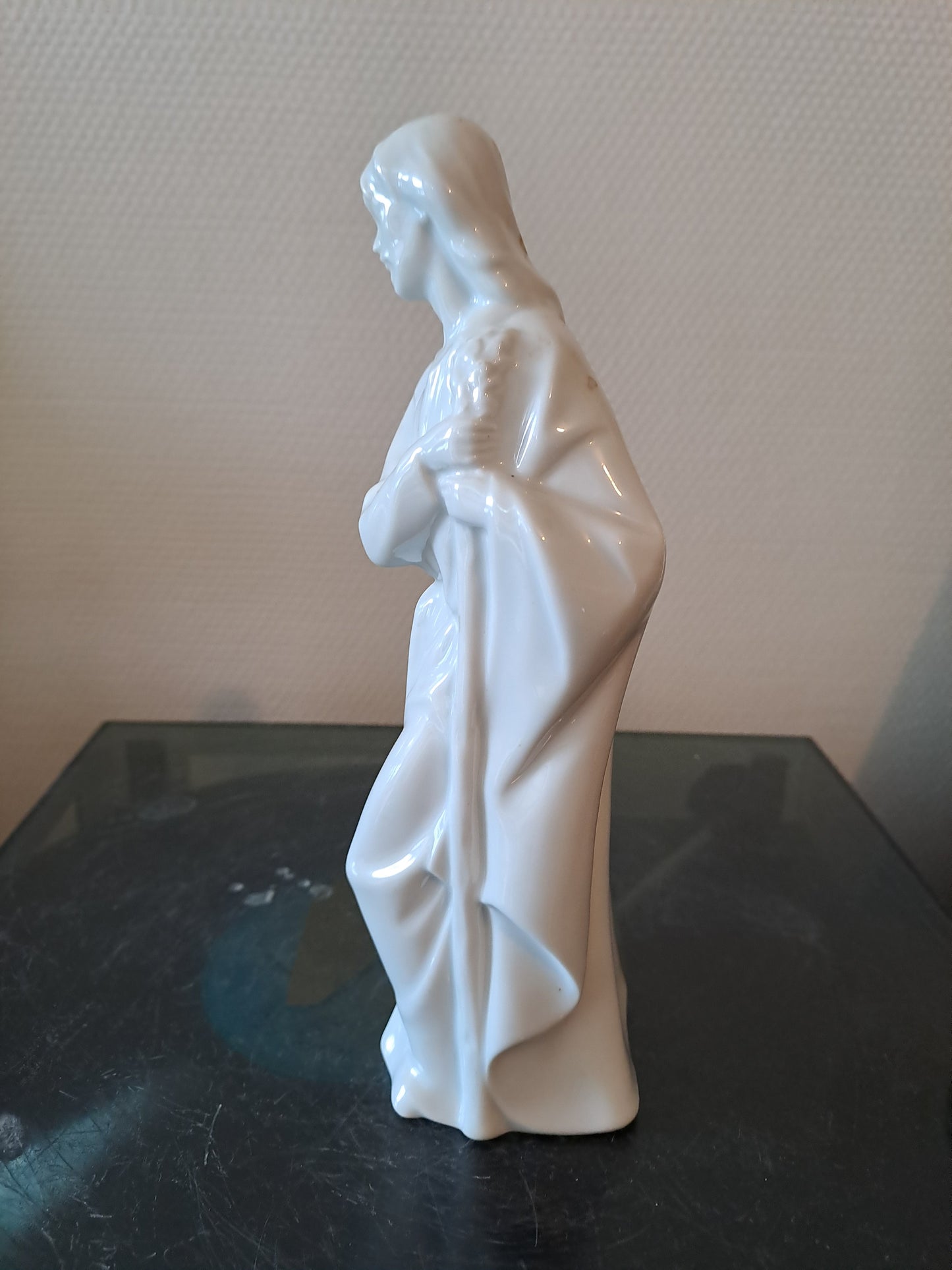 Statue Saint Joseph En Porcelaine.