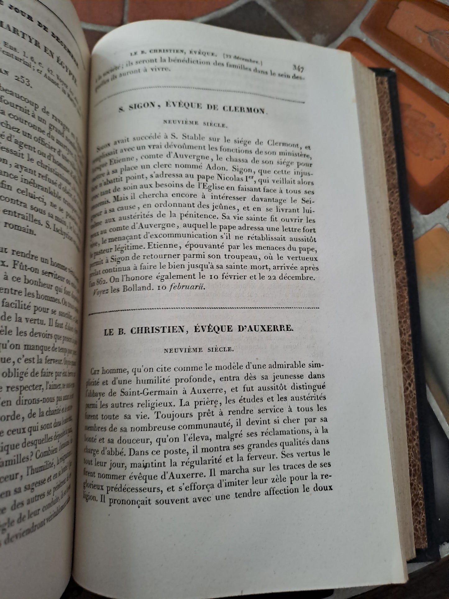 Vies Des Pères, Martyrs Et Autres... Abbé Godescard. T9. 1853.