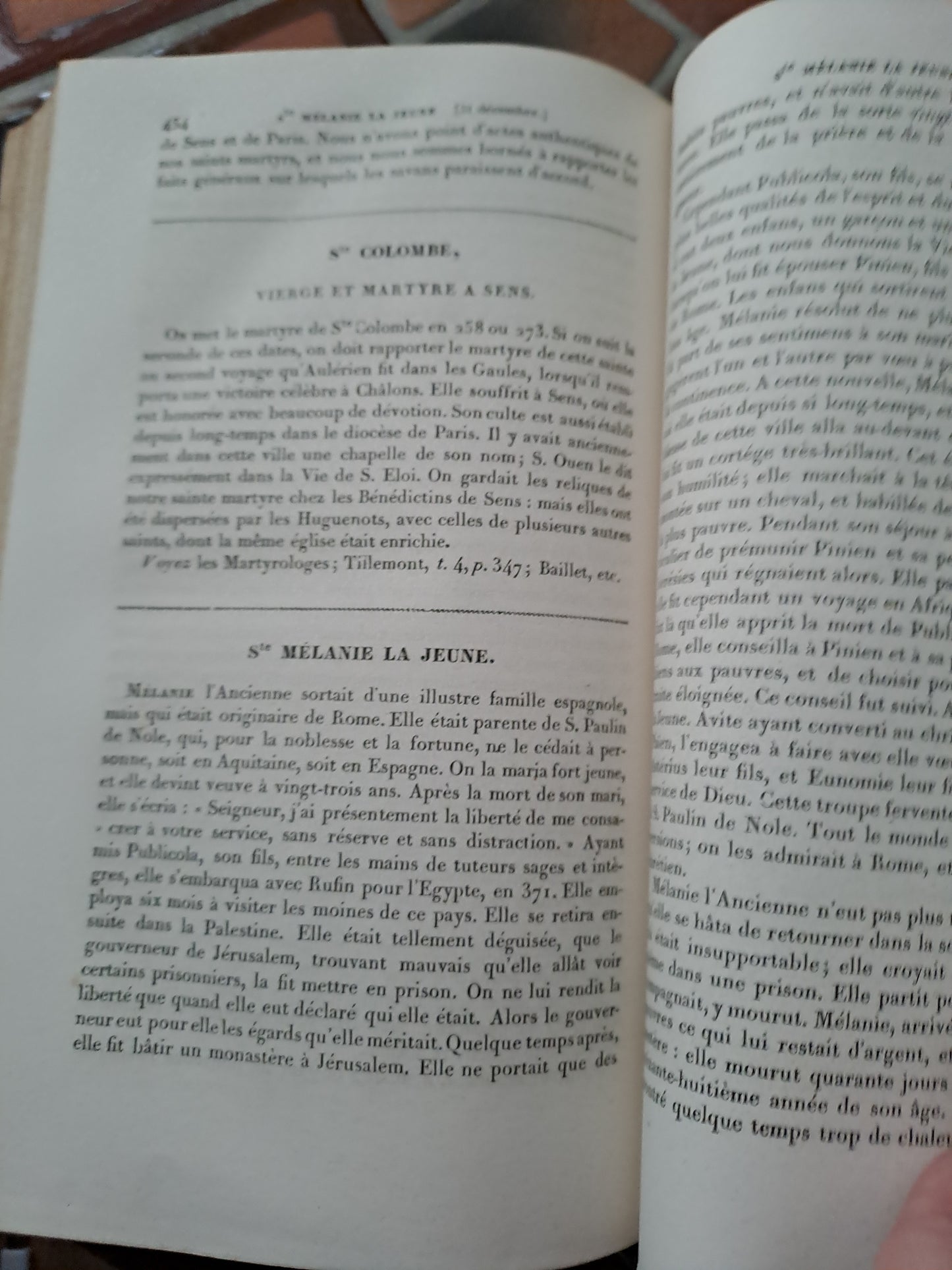 Vies Des Pères, Martyrs Et Autres... Abbé Godescard. T9. 1853.