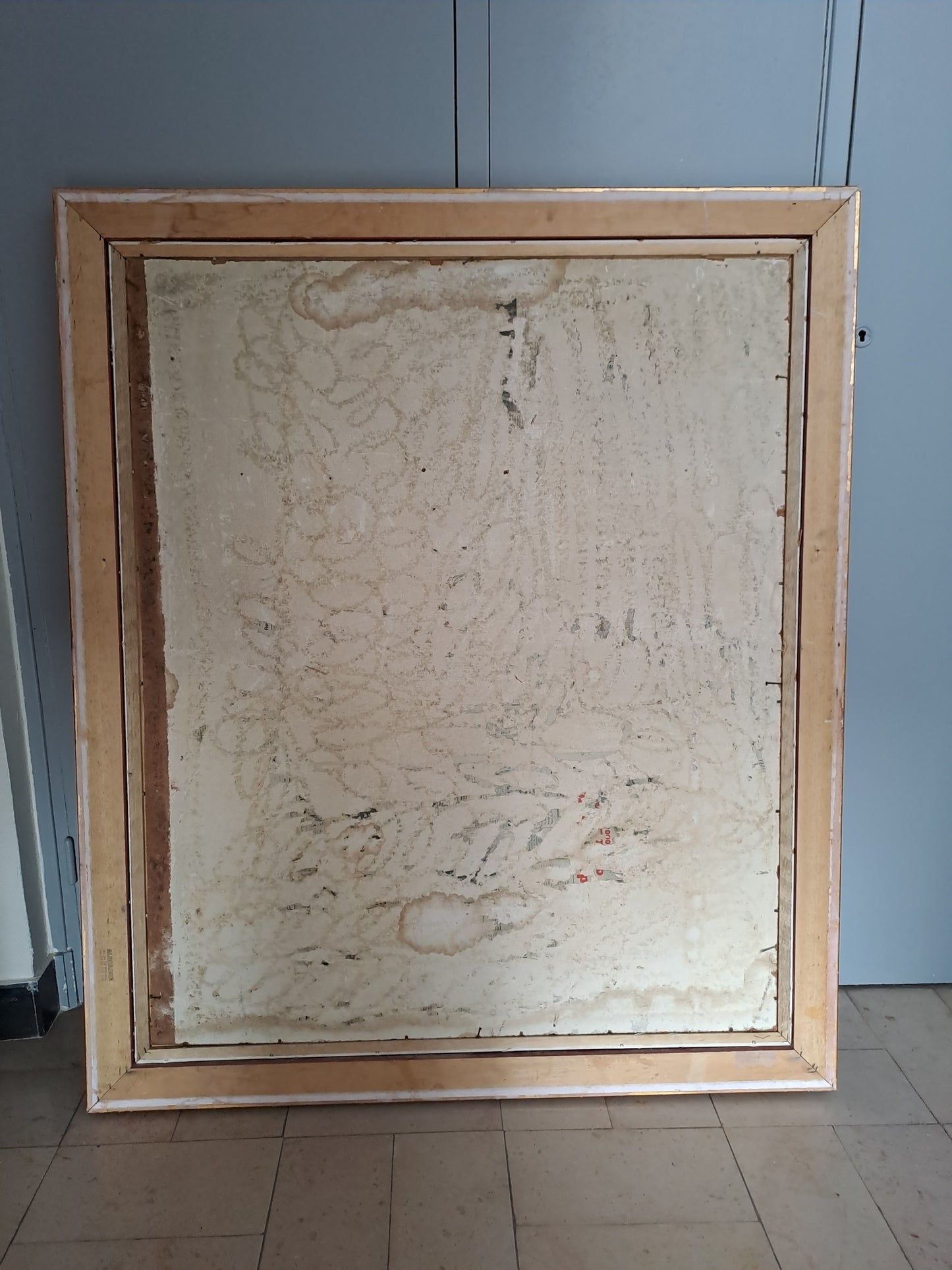 Tableau Saint-Martin et le mendiant d'après Van Dick. Signé. 125cm X 107 cm.