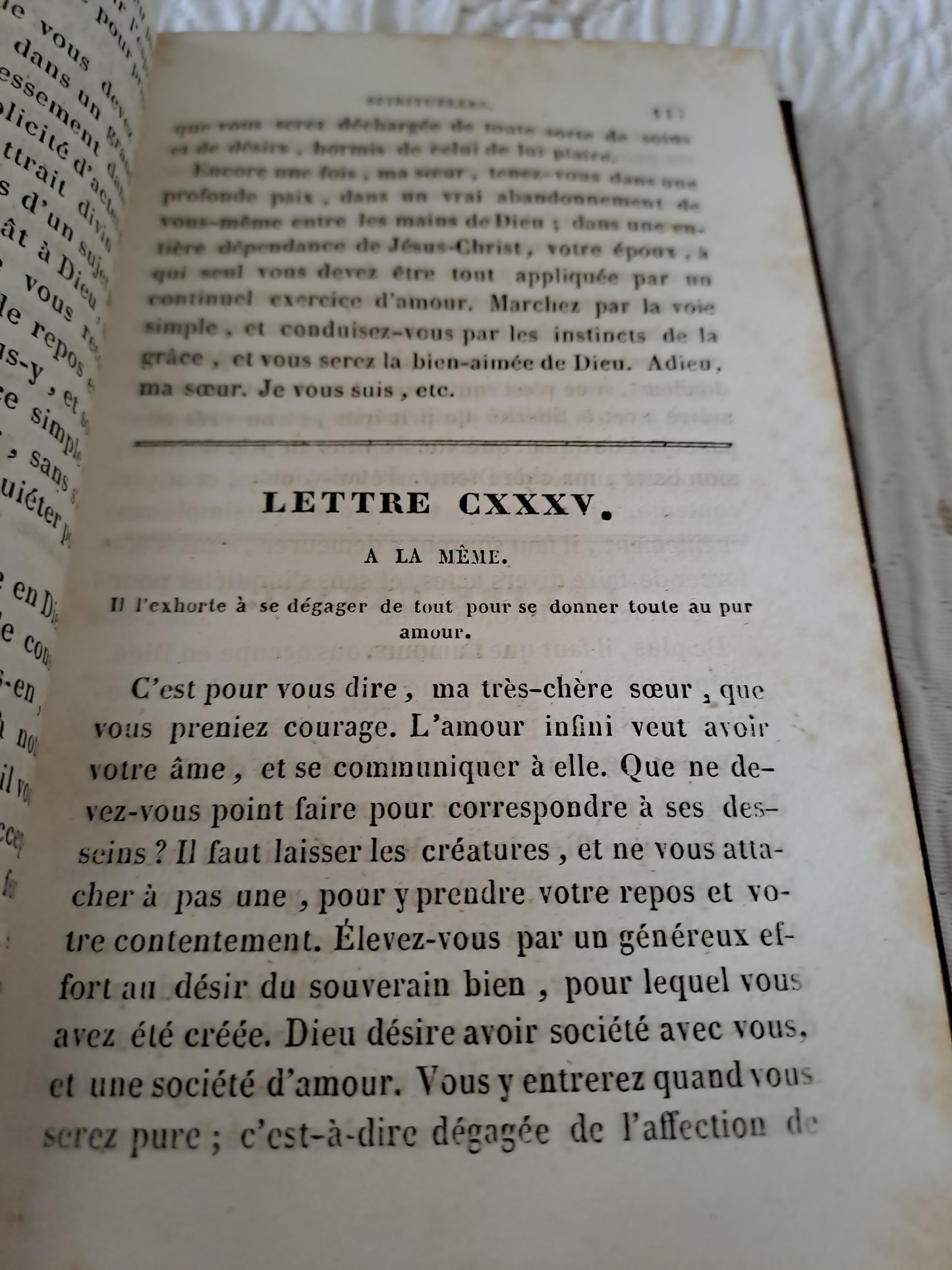 Livre. Lettres spirituelles Tome 2. Par le Révérend Père J. J. Surin. 1843.
