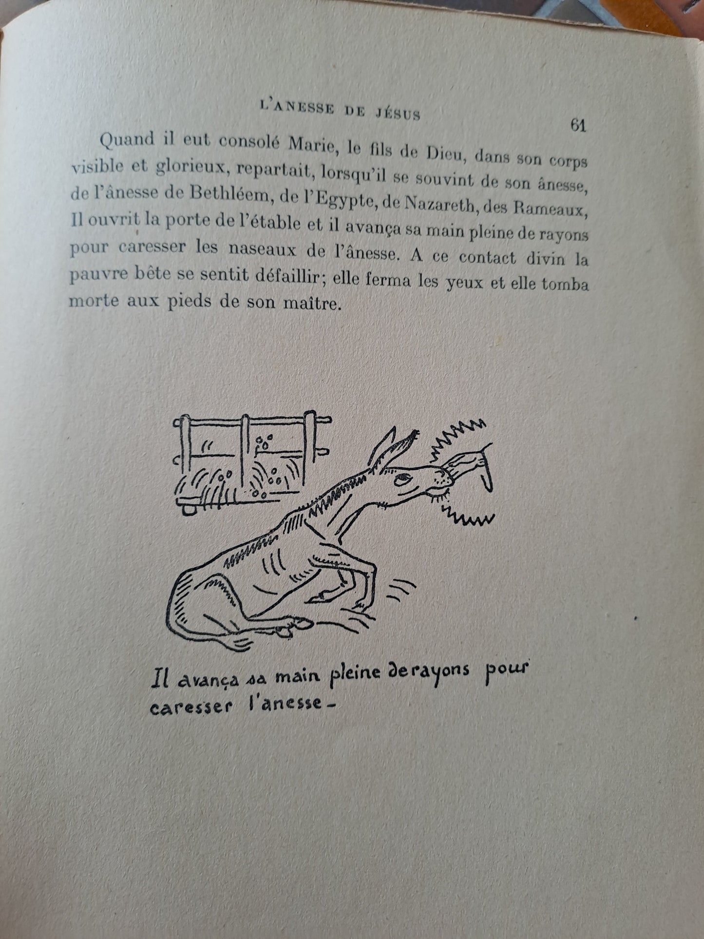Livre. L'anesse de Jesus Par Jean Quercy.