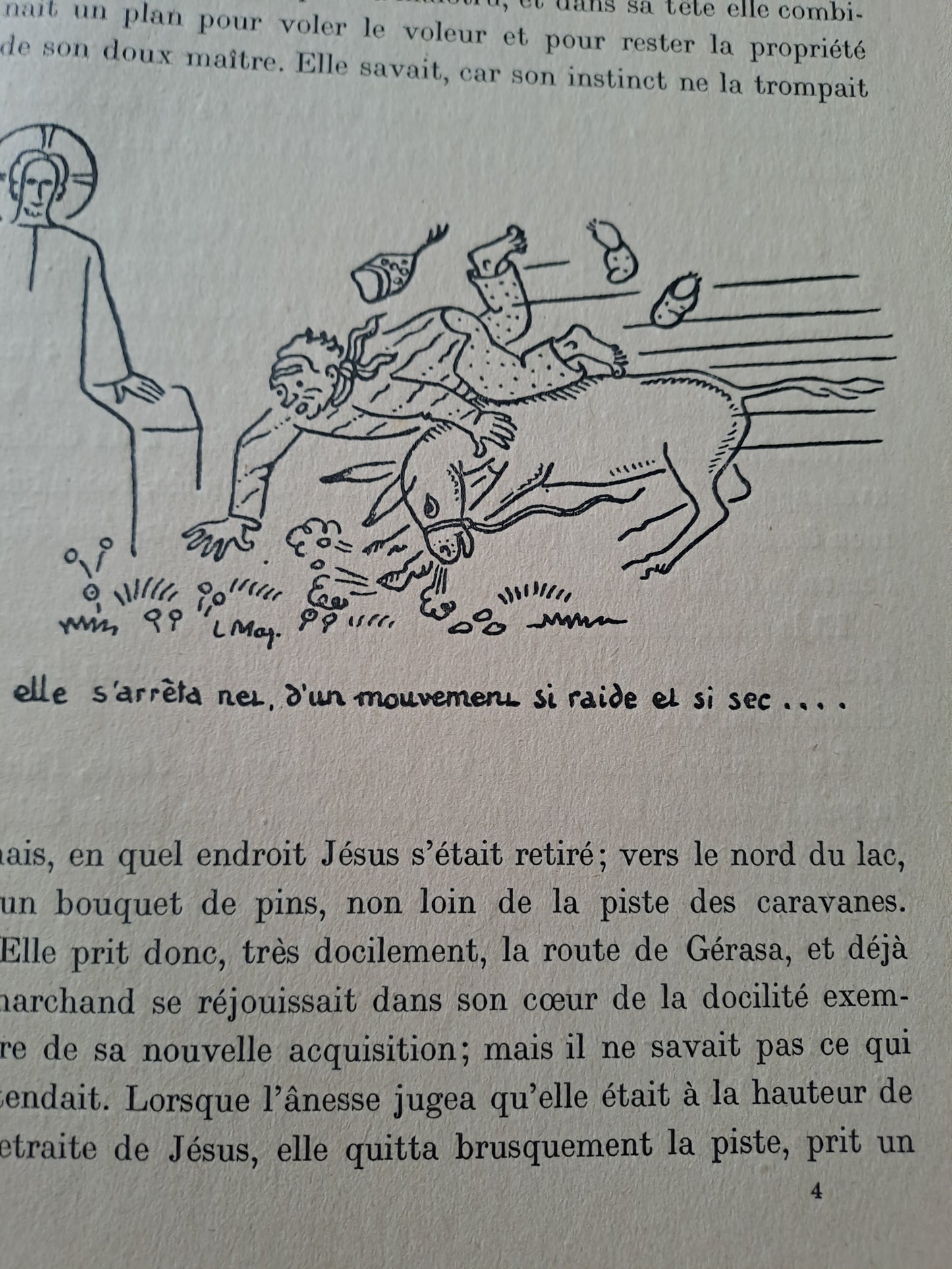 Livre. L'anesse de Jesus Par Jean Quercy.