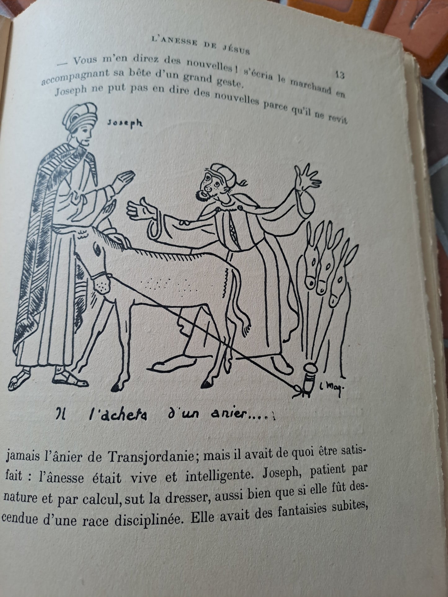 Livre. L'anesse de Jesus Par Jean Quercy.