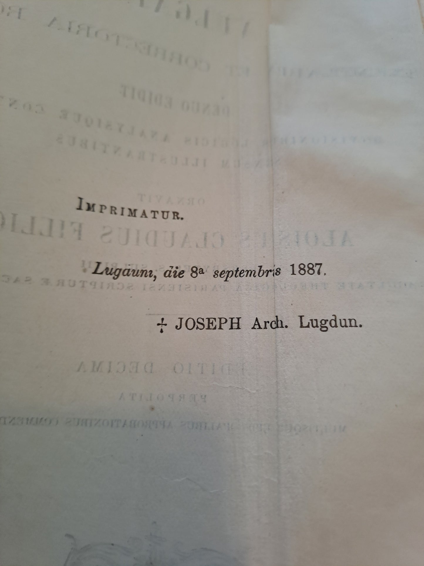 Fillion. Biblia Sacra. Bible en latin.