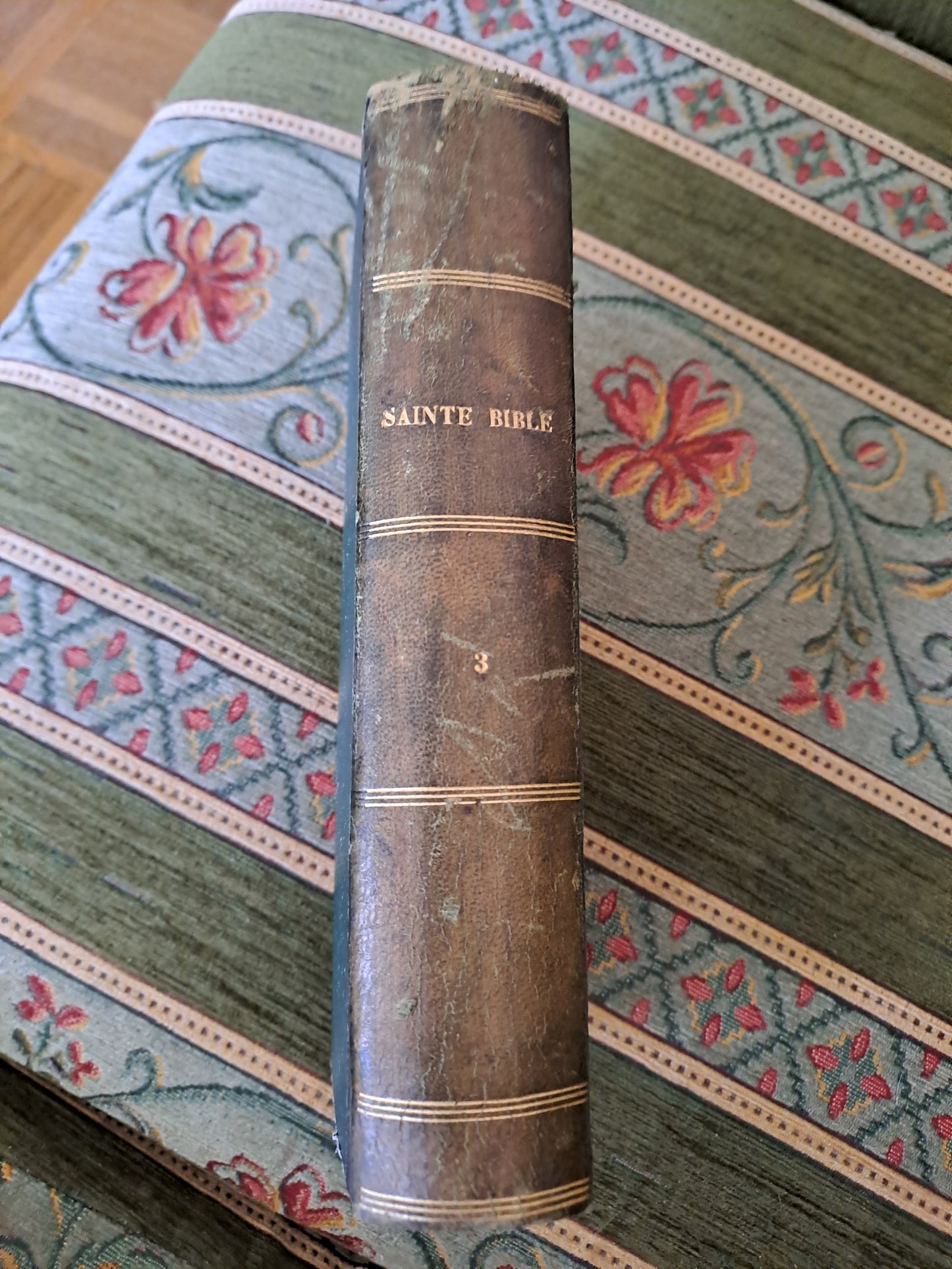Sainte Bible. T3. R. P De Carrières commentaires de Menochius 1854
