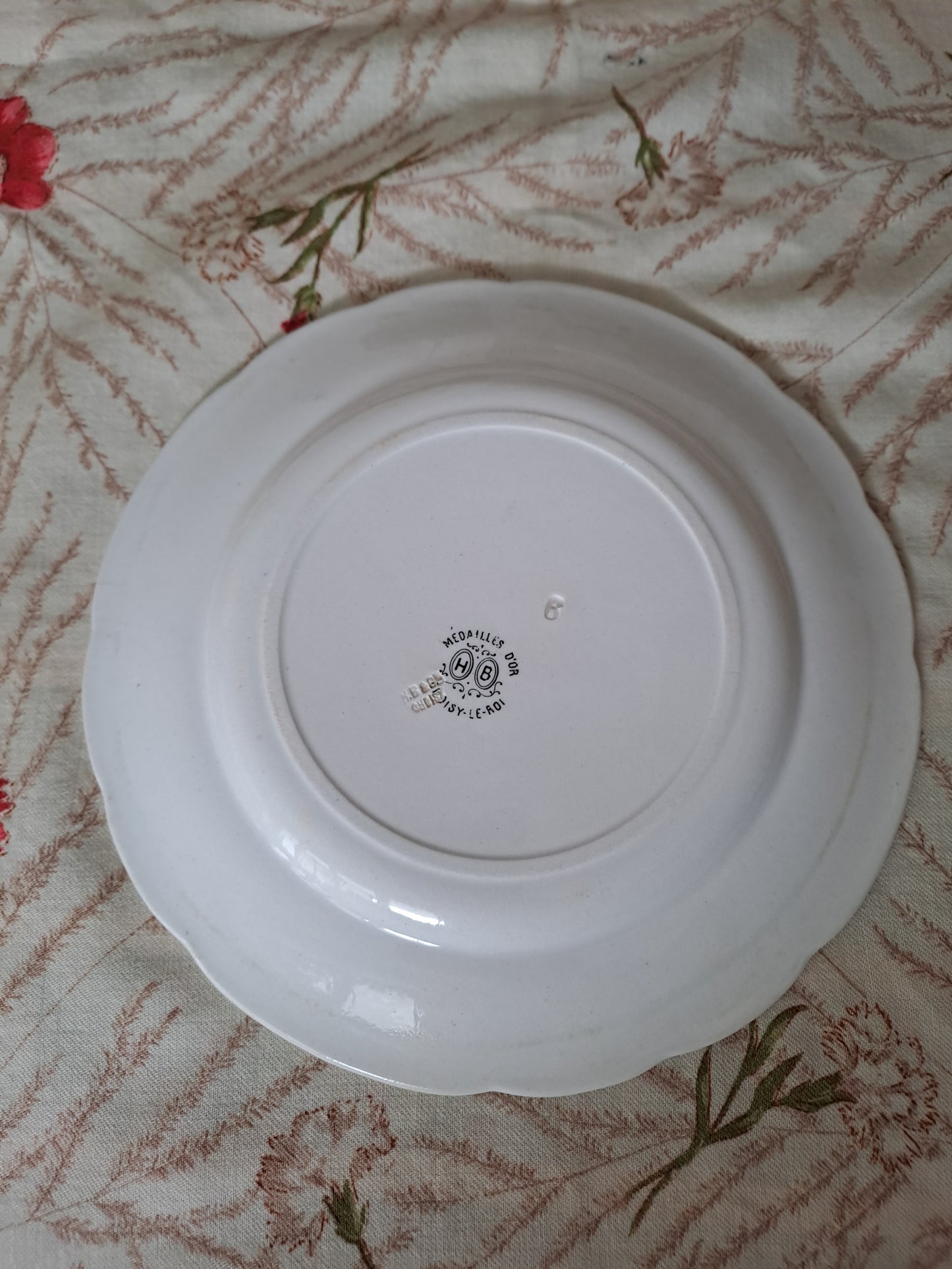 Assiette décorative Parlante. Les petits bonheurs de la vie. N°9. Faïence. Choisy Le Roi.